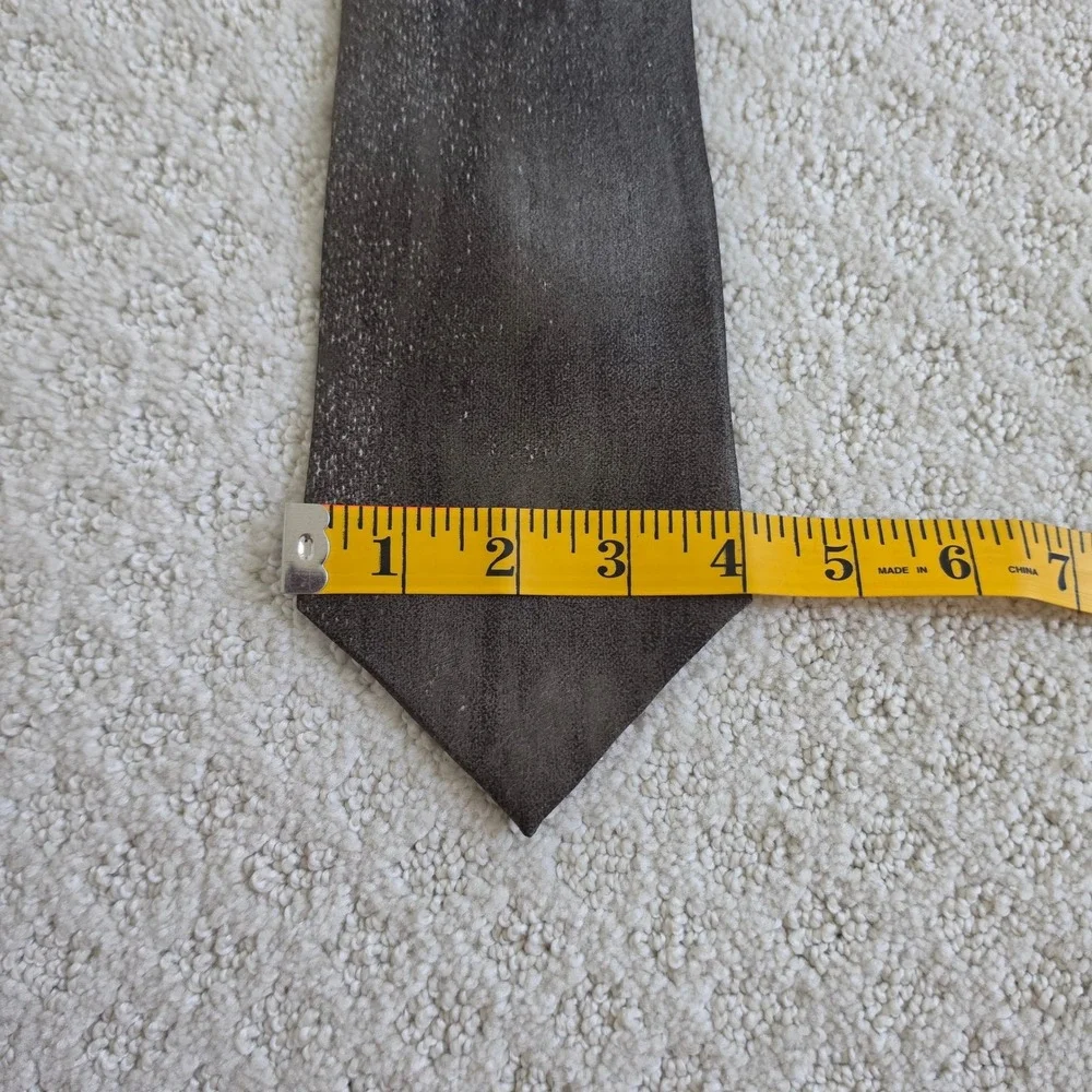 Pierre Cardin 100% silk Mens Green Brown Bronze Necktie Made in Korea 60.5